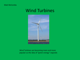 Wind Turbines - Wentworth Institute of Technology