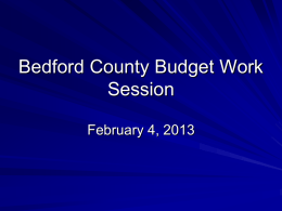 Fiscal Year 2012 Budget