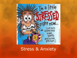 Stress Management - Arrowhead High School