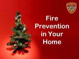 Fire Prevention in the Home
