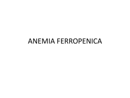 ANEMIA FERROPENICA