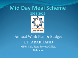 Mid Day Meal Scheme 2008-09
