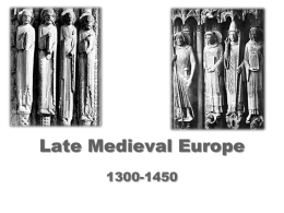 Late Medieval Europe