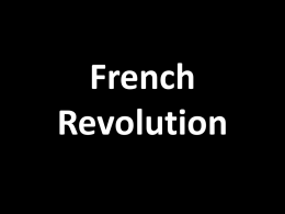 French Revolution - Ms. Winston's Classroom
