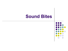 Sound Bites - The Lesson Locker