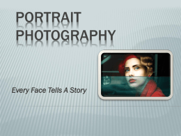 Portrait Photography Assignment