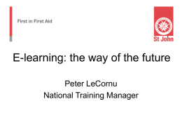 E-learning: the way of the future