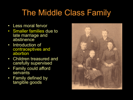The Middle Class Family