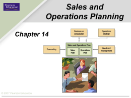 krm8_chapter 14 Sales and Operations Planning