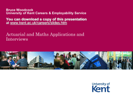 Computing Employers - University of Kent