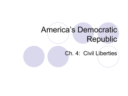 America’s Democratic Republic
