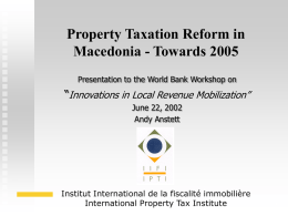 Macedonian Property Tax