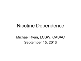 Nicotine Dependence