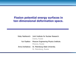 Structure of Fission Potential