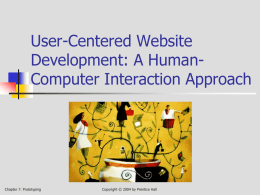 COM 340 Human Computer Communication
