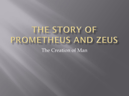 The Story of Prometheus and Zeus