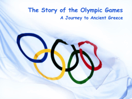 The Story of the First Olympic Games