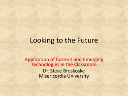 Looking to the Future - Misericordia University