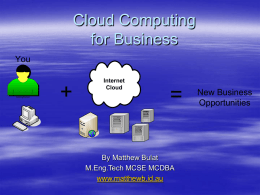 Cloud Computing for Small Business