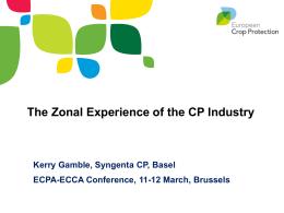 Zonal workload outlook - Home | European Crop Protection