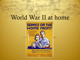 World War II at home