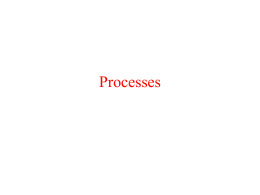 Processes - Institute of Technology, Carlow