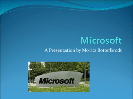 Microsoft - Arcor Magazin