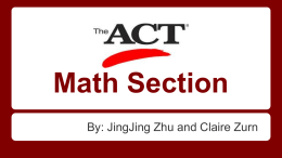 Math Section - Eden Prairie Schools