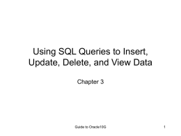 USING SQL QUERIES TO INSERT, UPDATE, DELETE, AND VIEW &hellip;