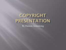 Copyright Presentation