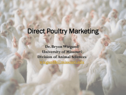 Poultry - University of Missouri Extension