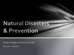 Natural Disasters - Eastern Michigan University