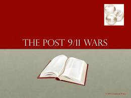 The Post 9/11 Wars