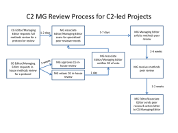 C2 MG Review Process for C2
