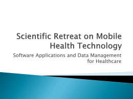 Scientific Retreat on Mobile Health Technology