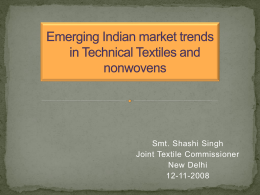 Indian emerging market trends in Technical Texitles