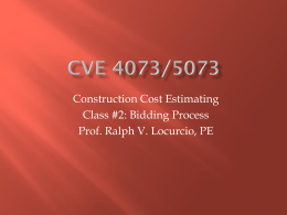 CVE 4070 - Florida Institute of Technology