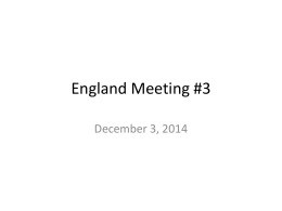 England Meeting #3 - Berkley School District