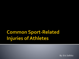 Common Sport-Related Injuries
