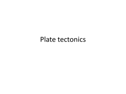 Plate tectonics - Monroe County Schools