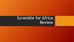 Scramble for Africa Review