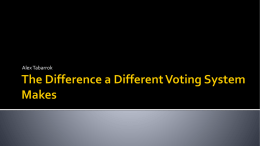 The Difference a Different Voting System Makes