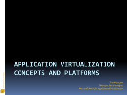 Application Virtualization Concepts