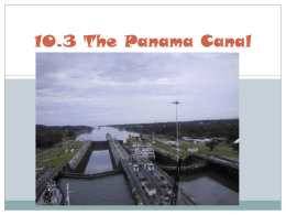 10.3 The Panama Canal - Woodland Hills School District