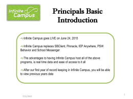 Principals Basic Introduction