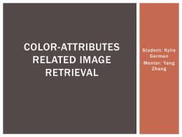 Color-attributes related image retrieval