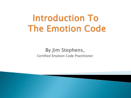 Exploring the Emotion Code