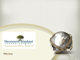 Diapositiva 1 - Stemmed Implant