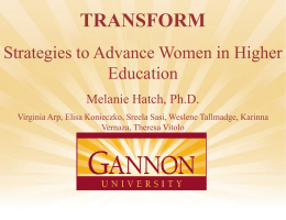 Gannon University Powerpoint Template