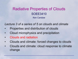 Clouds and Climate